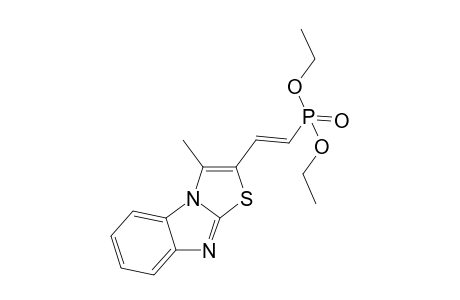 2-[(E)-2-diethoxyphosphorylethenyl]-1-methyl-[1,3]thiazolo[3,2-a]benzimidazole