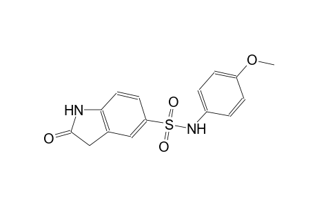 1H-indole-5-sulfonamide, 2,3-dihydro-N-(4-methoxyphenyl)-2-oxo-