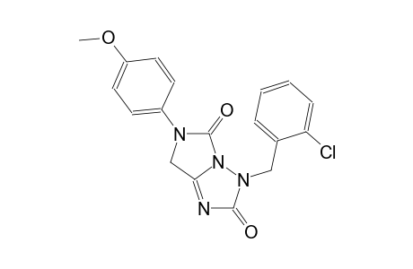 3H-imidazo[1,5-b][1,2,4]triazole-2,5-dione, 3-[(2-chlorophenyl)methyl]-6,7-dihydro-6-(4-methoxyphenyl)-