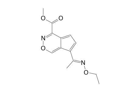 7-(1-Ethoxyiminoethyl)cyclopenta[d][1,2]oxazin-4-carboxylic acid methyl ester