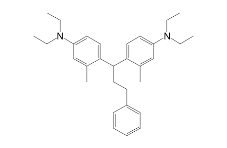 Benzenamine, 4,4'-(3-phenylpropylidene)bis[N,N-diethyl-3-methyl-