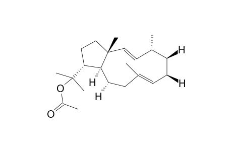 (1R*,2E,4R*,7E,11S*,12R*)-18-Acetoxy-2,7-dolabelladiene