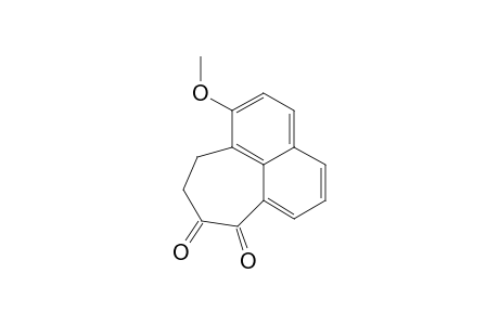 Cyclohepta[de]naphthalene-7,8-dione, 9,10-dihydro-1-methoxy-
