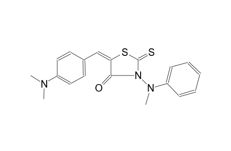 4-thiazolidinone, 5-[[4-(dimethylamino)phenyl]methylene]-3-(methylphenylamino)-2-thioxo-, (5E)-
