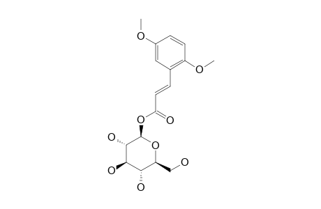 2,5-DIMETHOXY-CINNAMIC-ACID-BETA-GLUCOPYRANOSIDE-ESTER