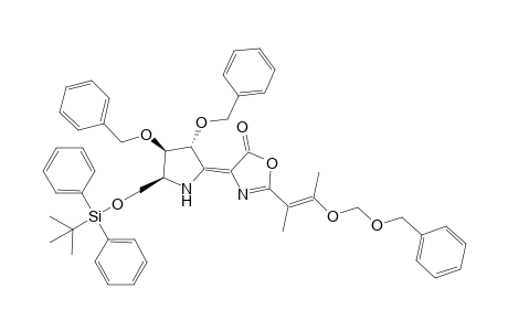 4-[(3R,4R,5S)-3,4-Dibenzyloxy-5-(tert-butyldiphenylsiloxy)methyl-pyrrolidin-2-ylidene]-2-[(E)-(benzyloxymethoxy)methyl-1-propenyl]-4H-oxazol-5-one