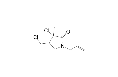 1-Allyl-3-chloro-4-(chloromethyl)-3-methylpyrrolidin-2-one