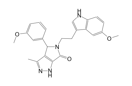 pyrrolo[3,4-c]pyrazol-6(1H)-one, 4,5-dihydro-5-[2-(5-methoxy-1H-indol-3-yl)ethyl]-4-(3-methoxyphenyl)-3-methyl-