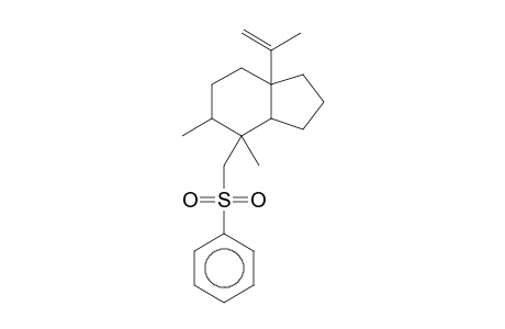 3a-Isopropenyl-6,7-dimethyl-7-[(phenylsulfonyl)methyl]octahydro-1H-indene