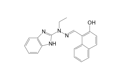 2-Hydroxy-1-naphthaldehyde 1H-benzimidazol-2-yl(ethyl)hydrazone