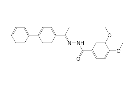3,4-Dimethoxy-benzoic acid (1-biphenyl-4-yl-ethylidene)-hydrazide