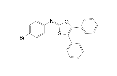 (Z)-2-(4-Bromophenylimino)-4,5-diphenyl-1,3-oxathiole