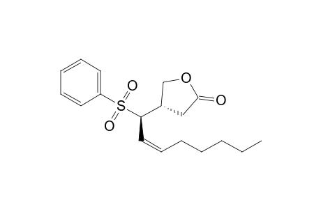 2(3H)-Furanone, dihydro-4-[1-(phenylsulfonyl)-2-octenyl]-, [R*,S*-(Z)]-