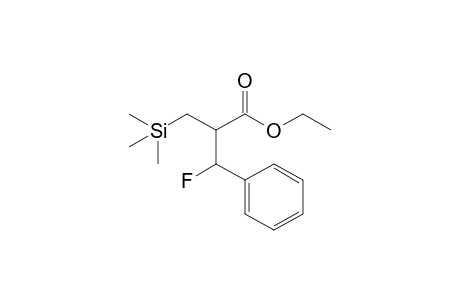 Ethyl 3-fluoro-3-phenyl-2-[(trimethylsilyl)methyl]propanoate
