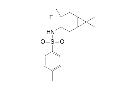 N-(4-Fluoro-4,7,7-trimethylbicyclo[4.1.0]hept-3-yl)-4-methylbenzenesulfonamide