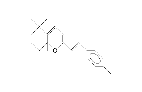 1,7,7-Trimethyl-3-([E]-2-[4-tolyl]-ethenyl)-2-oxa-B icyclo(4.4.0)deca-3,5-diene