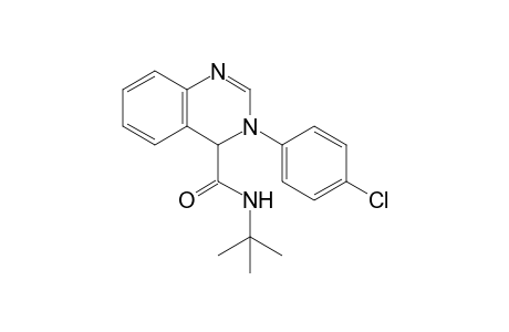 N-tert-Butyl-3-(4-chlorophenyl)-3,4-dihydro quinazoline-4-carboxamide