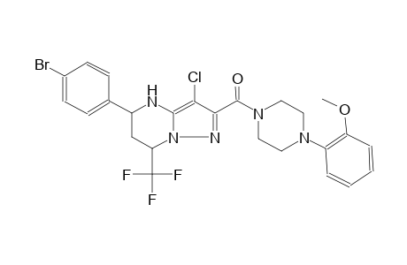 2-(4-{[5-(4-bromophenyl)-3-chloro-7-(trifluoromethyl)-4,5,6,7-tetrahydropyrazolo[1,5-a]pyrimidin-2-yl]carbonyl}-1-piperazinyl)phenyl methyl ether