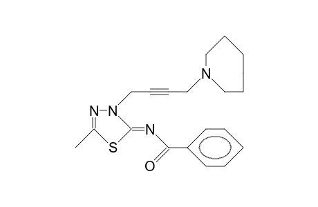 N-(3-[4-Hexahydro-azepino-2-butynyl]-5-methyl-1,3,4-thiadiazol-2(3H)-ylidene)-benzamide