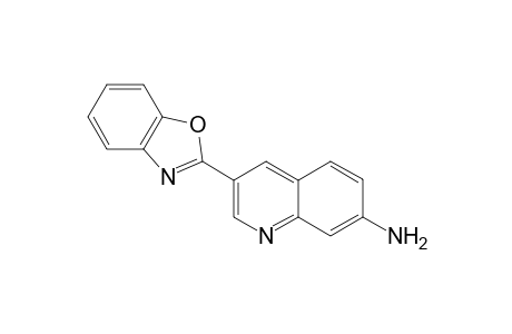 7-Amino-3-benzoxazol-2-ylquinoline