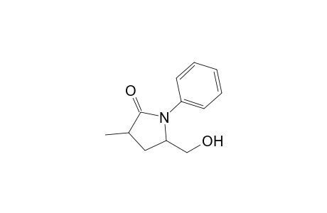 5-(Hydroxymethyl)-3-methyl-1-phenylpyrrolidin-2-one