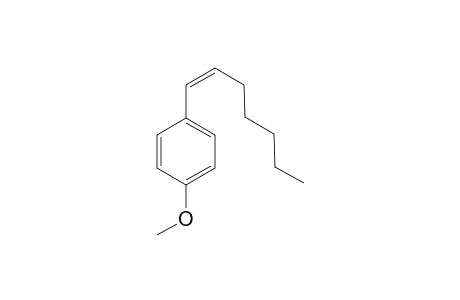 (Z)-1-(1-HEPTENYL)-4-METHOXYBENZENE