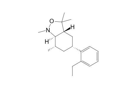 rac-(3aR,5R,7S,7aR)-5-(2-ethylphenyl)-1,3,3,7-tetramethyloctahydrobenzo[c]isoxazole