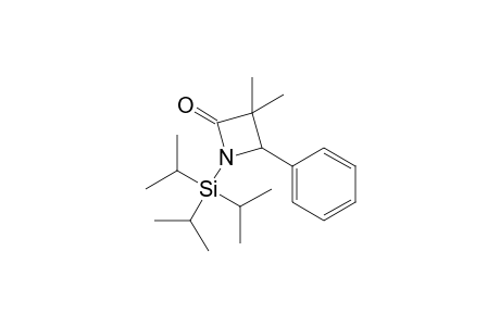N-Triisopropylsilyl-3,3-dimethyl-4-phenylazetidinone