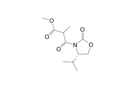 3-(2-Methoxycarbonylpropionyl)-4S-isopropyl-2-oxazolidinone isomer