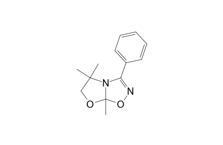 5,5,7a-trimethyl-3-phenyl-6H-[1,3]oxazolo[3,2-d][1,2,4]oxadiazole