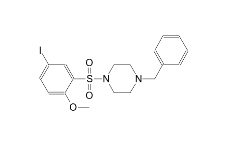 piperazine, 1-[(5-iodo-2-methoxyphenyl)sulfonyl]-4-(phenylmethyl)-