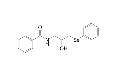 N-[2-Hydroxy-3-(phenylseleno)propyl]benzeneamide