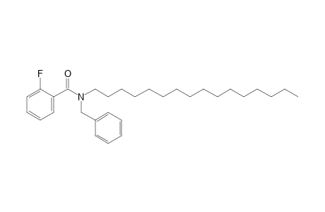 Benzamide, 2-fluoro-N-benzyl-N-hexadecyl-