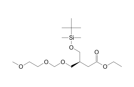 Ethyl (R)-4-(tert-Butyl)dimethylsilyloxy-3-(2-methoxyethoxymethoxymethyl)but-2-enoate