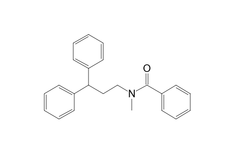 N-(3,3-Diphenylpropyl)benzamide, N-methyl-