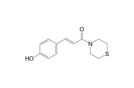 (E)-3-(4-Hydroxyphenyl)-1-thiomorpholinoprop-2-en-1-on