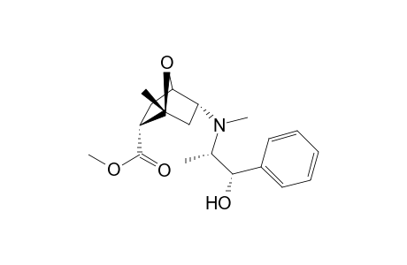 Methyl 5-(N-1'-hydroxy-1'-phenylpropan-2'-yl)-N-(methylamino)-1-methyl-7-oxabicyclo[2.2.1]heptane-2-carboxylate