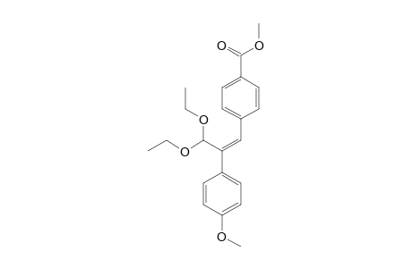 (Z)-3,3-Diethoxy-2-(p-methoxyphenyl)-1-(p-carbomethoxyphenyl)-1-propene