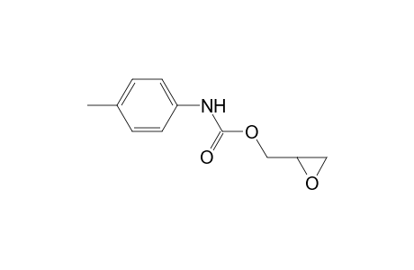 2-Oxiranylmethyl 4-methylphenylcarbamate