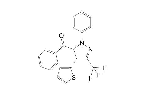 Phenyl-((3S,4R)-2-phenyl-4-thiophen-2-yl-5-trifluoromethyl-3,4-dihydro-2H-pyrazol-3-yl)-methanone