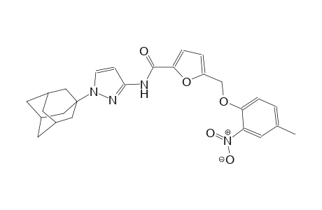 N-[1-(1-adamantyl)-1H-pyrazol-3-yl]-5-[(4-methyl-2-nitrophenoxy)methyl]-2-furamide