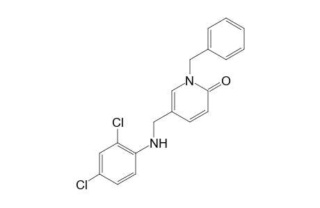 1-Benzyl-5-(((2,4-dichlorophenyl)amino)methyl)pyridin-2(1H)-one