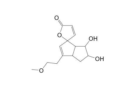 (1RS,2RS,5RS,7SR,8RS)-7,8-Dihydroxy-4'-(1-methoxyethyl)-bicyclo[3.3.0]oct-3-ene-2-spiro-2'-furan-5'(2'H)-one