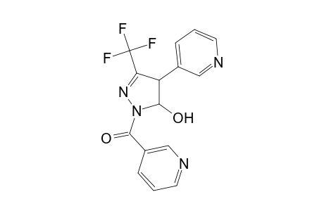 2-Pyrazolin-5-ol, 3-trifluoromethyl-4-(3-pyridyl)-1-(3-pyridinoyl)-