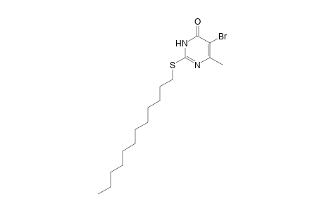 5-bromo-2-(dodecylthio)-6-methylpyrimidin-4(3H)-one