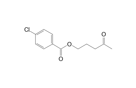 4-Chlorobenzoic acid 4-ketopentyl ester
