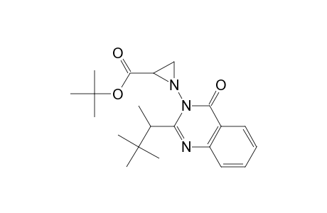 2-Aziridinecarboxylic acid, 1-[4-oxo-2-(1,2,2-trimethylpropyl)-3(4H)-quinazolinyl]-, 1,1-dimethylethyl ester