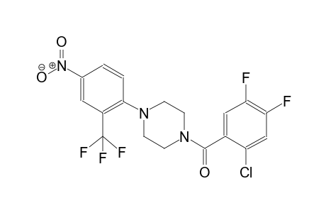 piperazine, 1-(2-chloro-4,5-difluorobenzoyl)-4-[4-nitro-2-(trifluoromethyl)phenyl]-