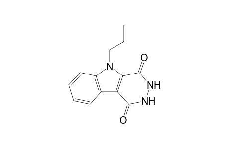 5-Propyl-2,3-dihydro-1H-pyridazino[4,5-b]indole-1,4(5H)-dione