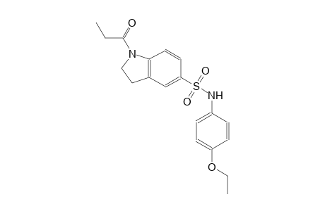 N-(4-ethoxyphenyl)-1-propionyl-5-indolinesulfonamide
